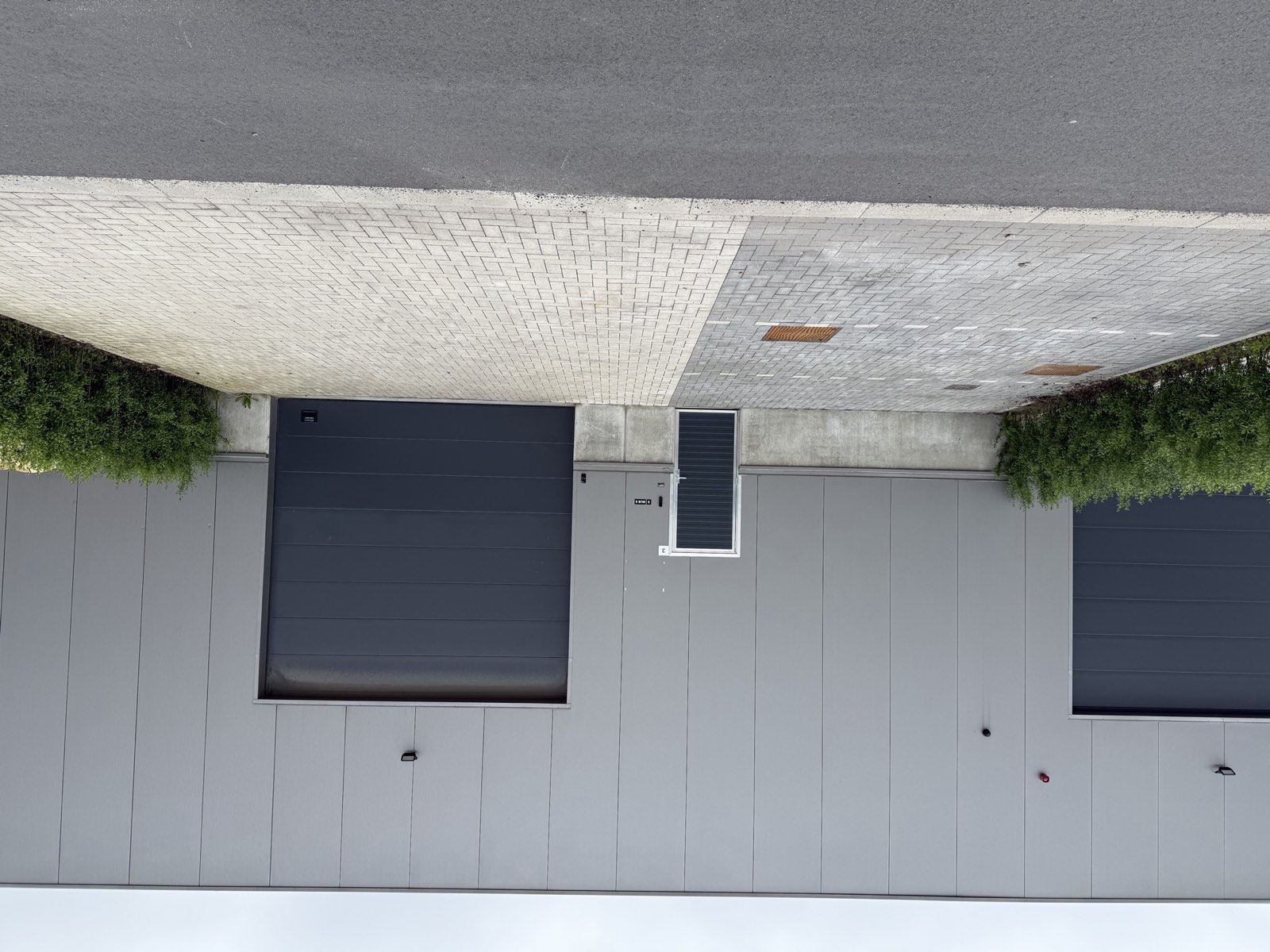 Detail van de sectionaalpoort