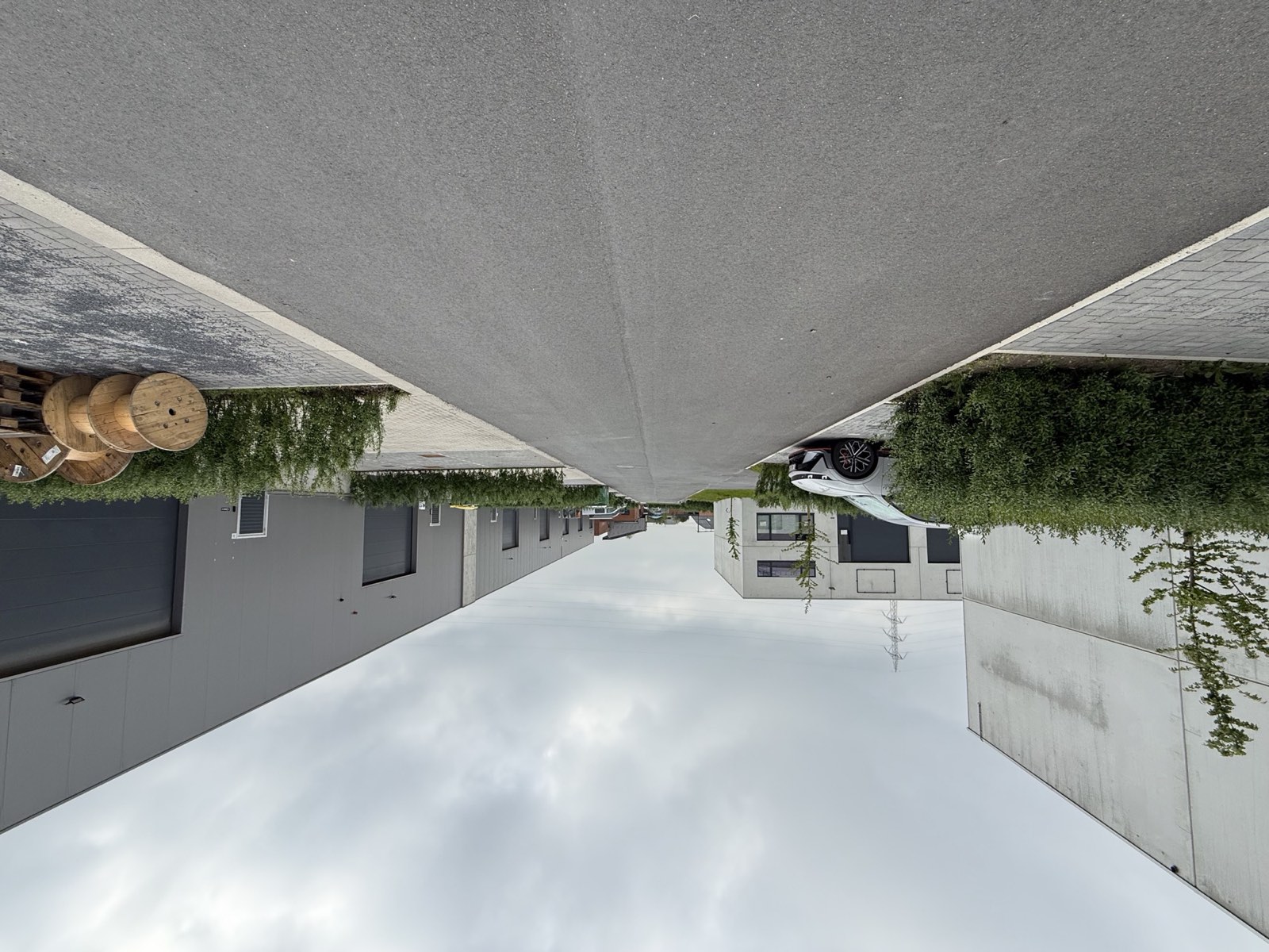 Straatzicht van de dreef